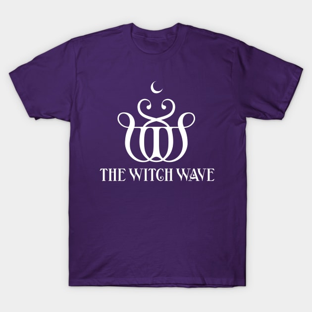 Witch Wave - White Logo + Title T-Shirt by The Witch Wave